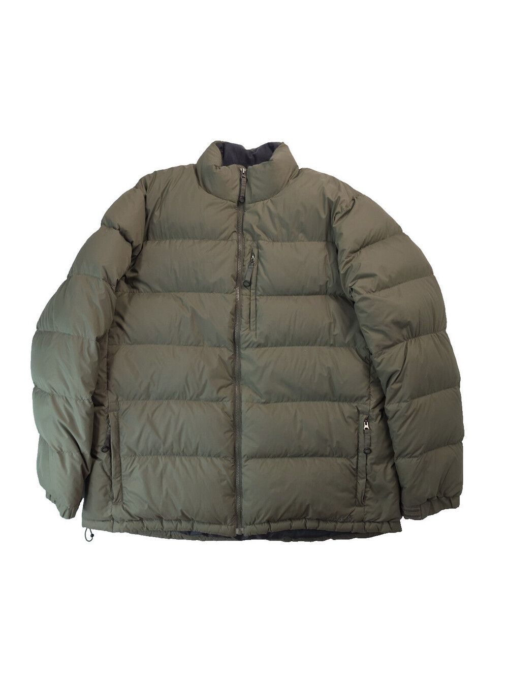 LL Bean Trail Model Gray Goose Down Puffer Jacket Mens Size XXL 2XL